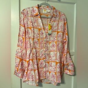 C&C California tropical blouse